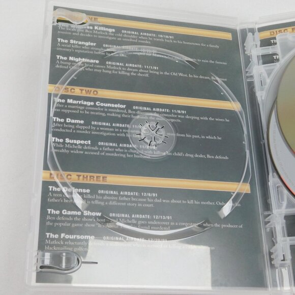 Matlock 1991 6th Season 6 DVD Set 2011 Crime Drama Andy Griffith Nancy Stafford - Picture 9 of 10